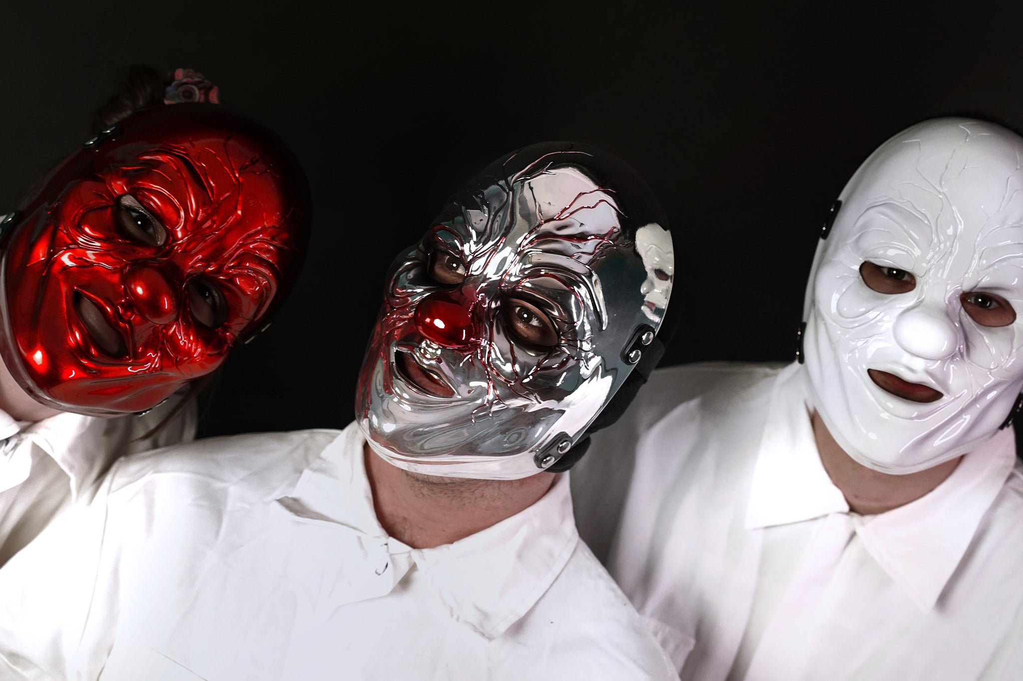 Clown #6 WANYK Chrome mask | We Are Not Your Kind album, view 1