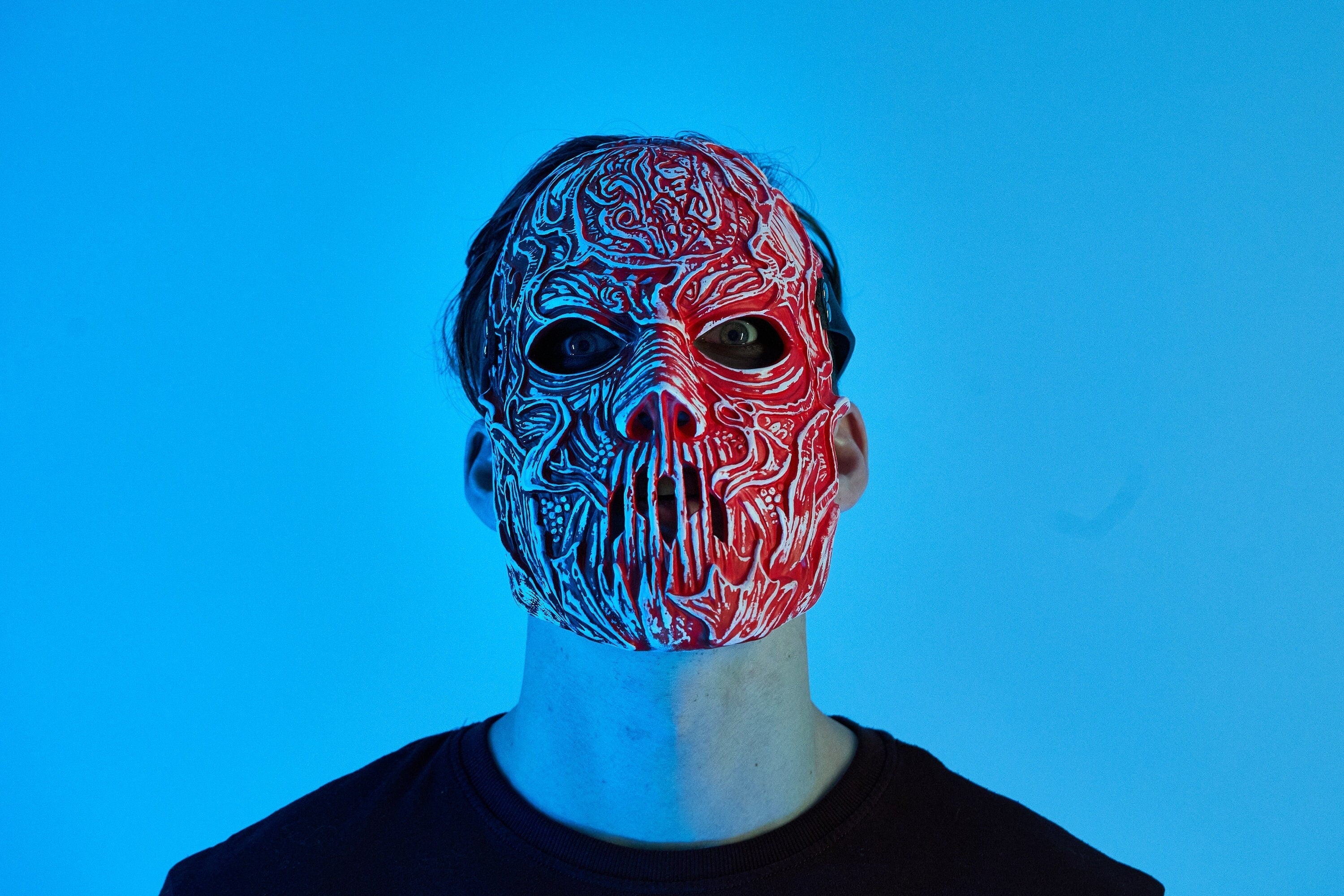 V-Man TESF Plastic mask | The End So Far album | Devil Face mask, view 1