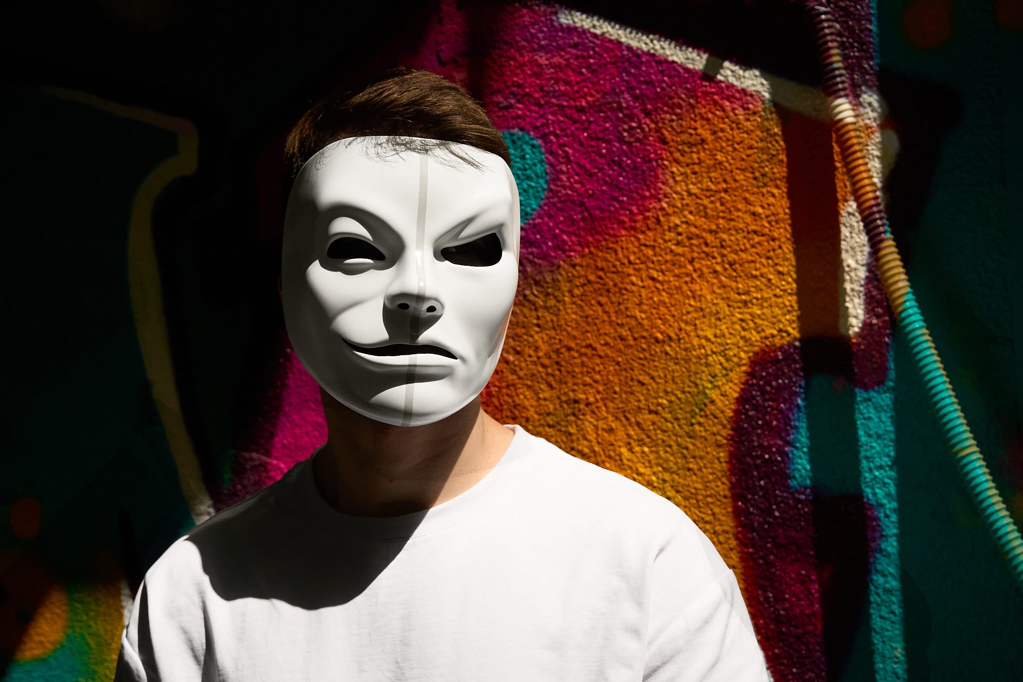 Da Kurlzz SS mask from Hollywood Undead | Masquerade mask, view 1