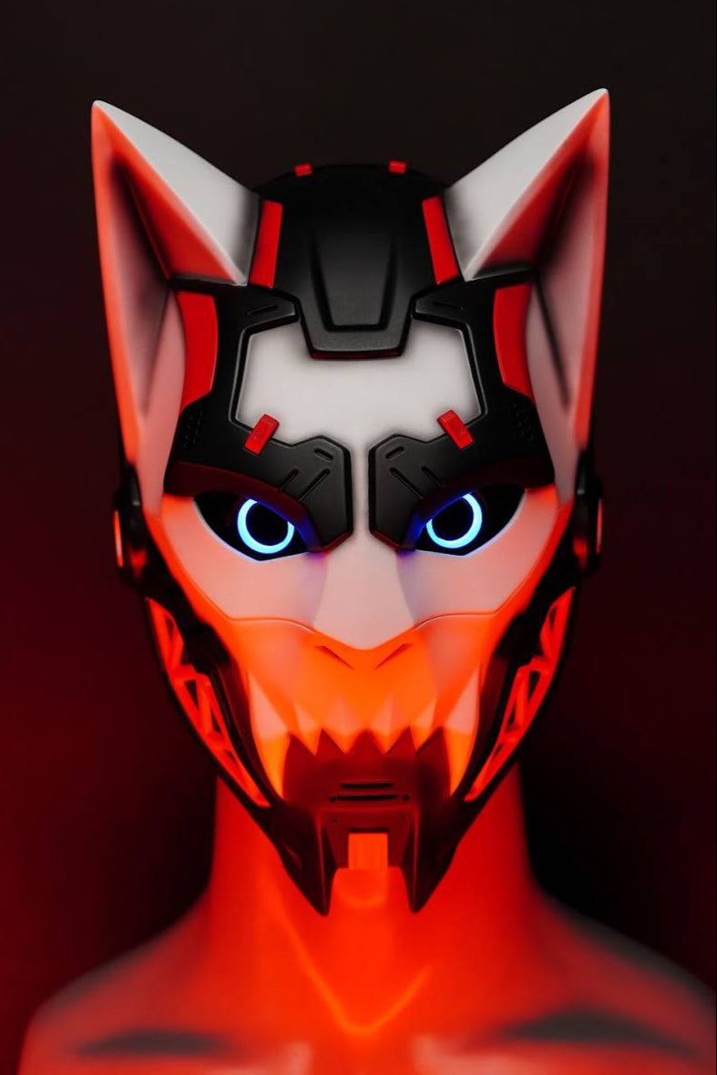 Cyber Cat RGB LED Mask, view 1
