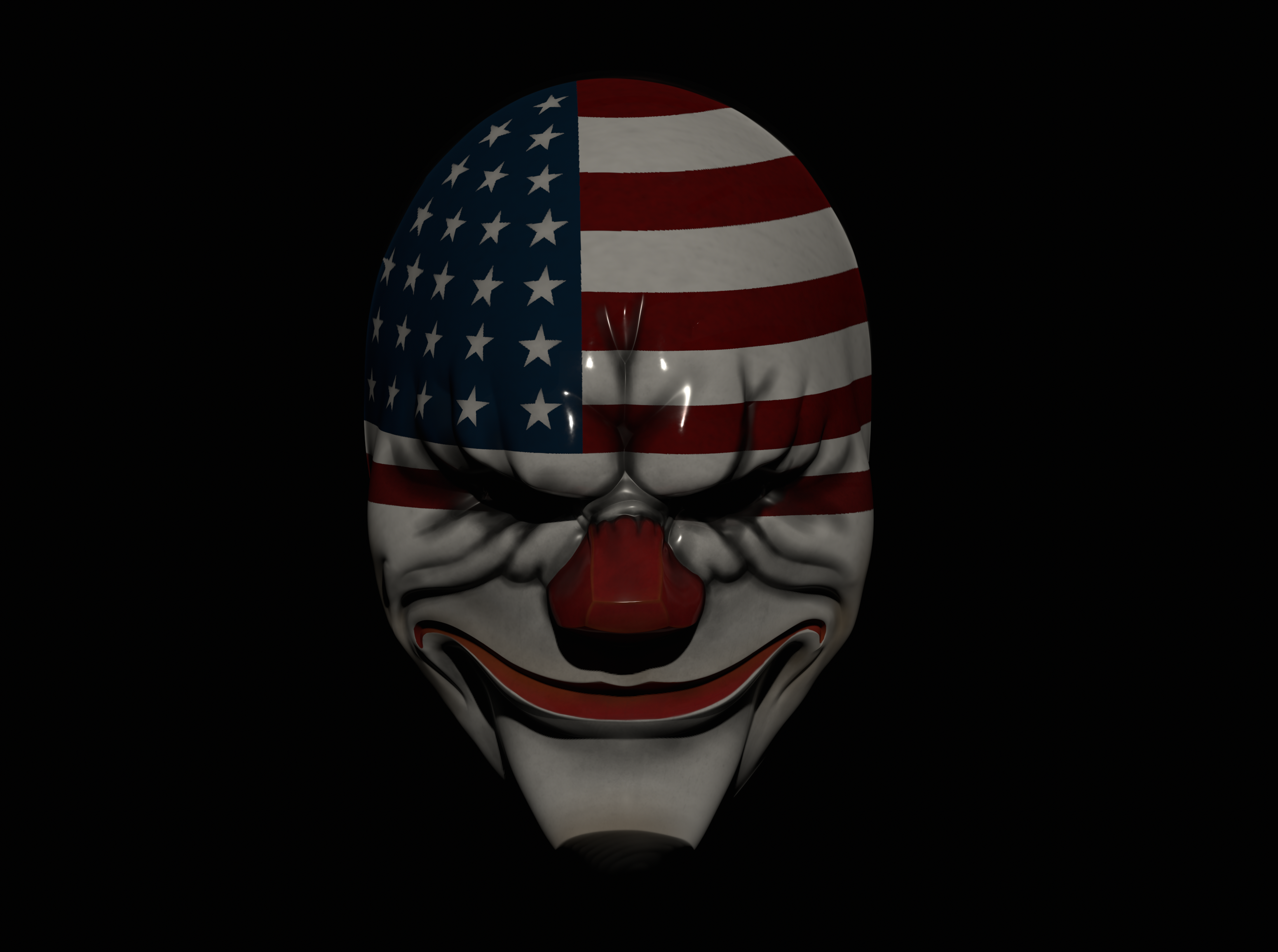 Dallas mask by SecondNature Workshop | Payday 3, view 1