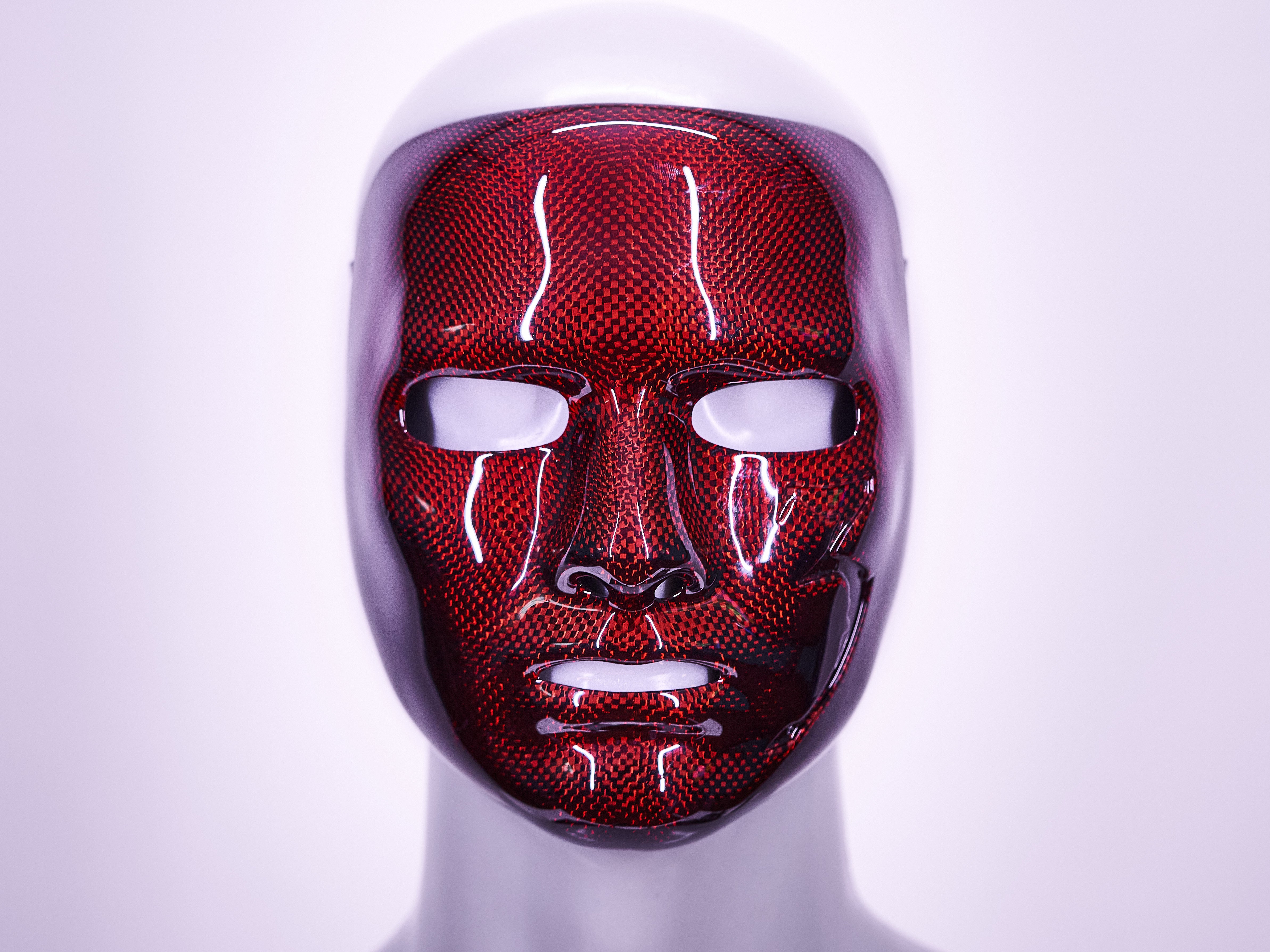 Johnny 3 Tears SS Carbon Fiber mask from Hollywood Undead, view 1