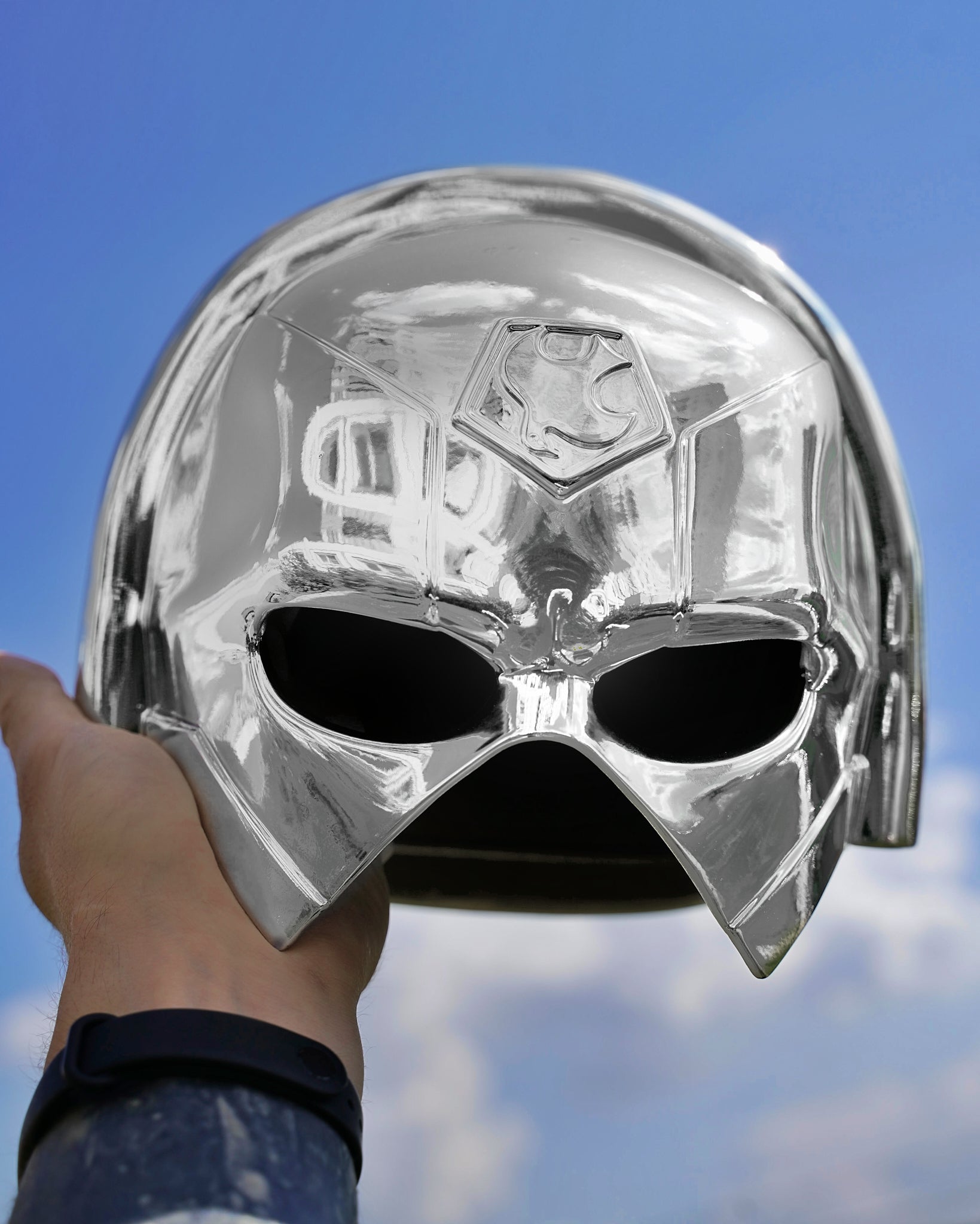 Peacemaker CHROME helmet | Cosplay Props, view 1